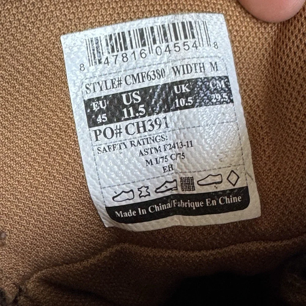 Size 11.5 - Carhartt Rugged Flex 6